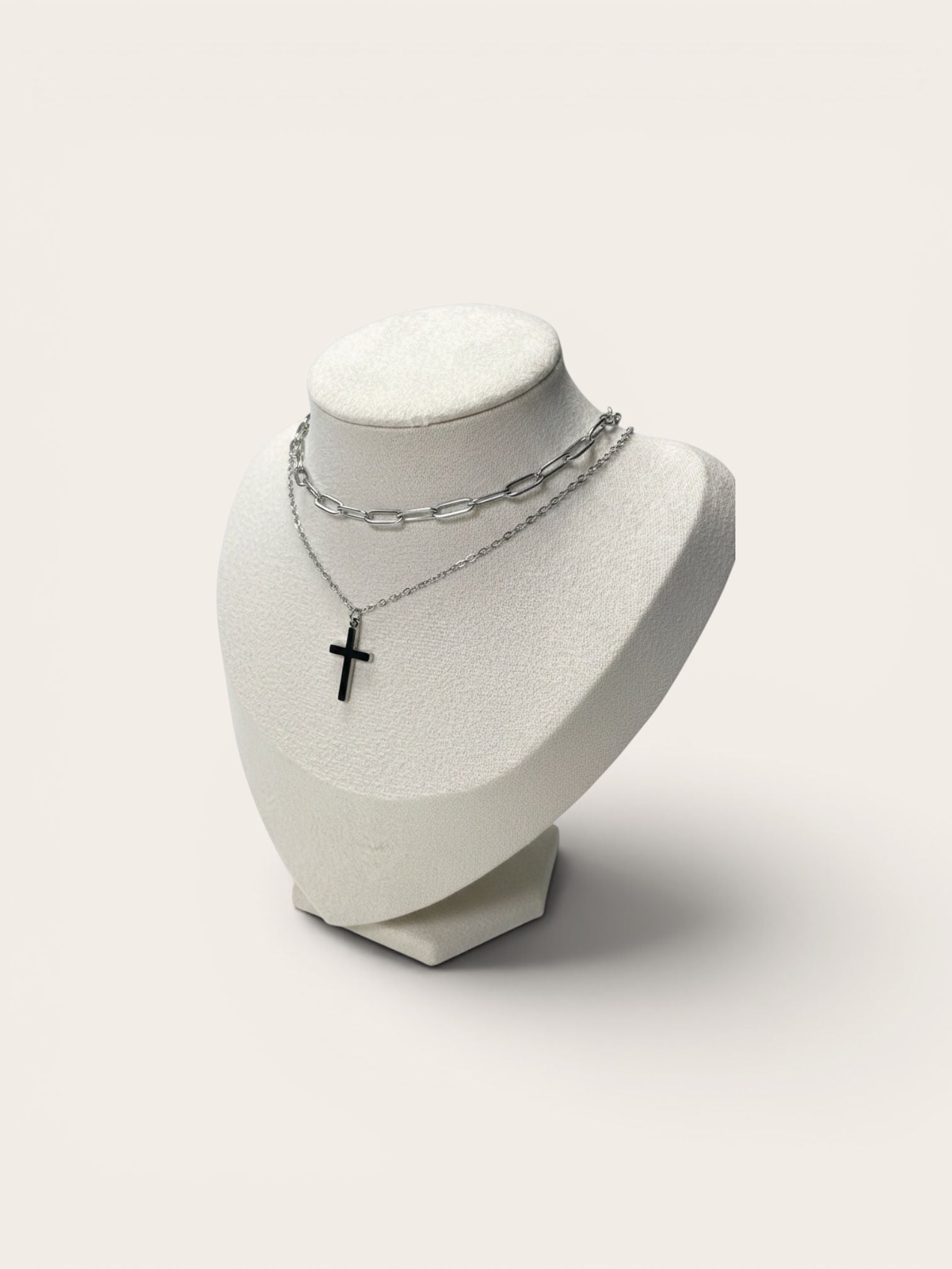 Silver Double Cross
