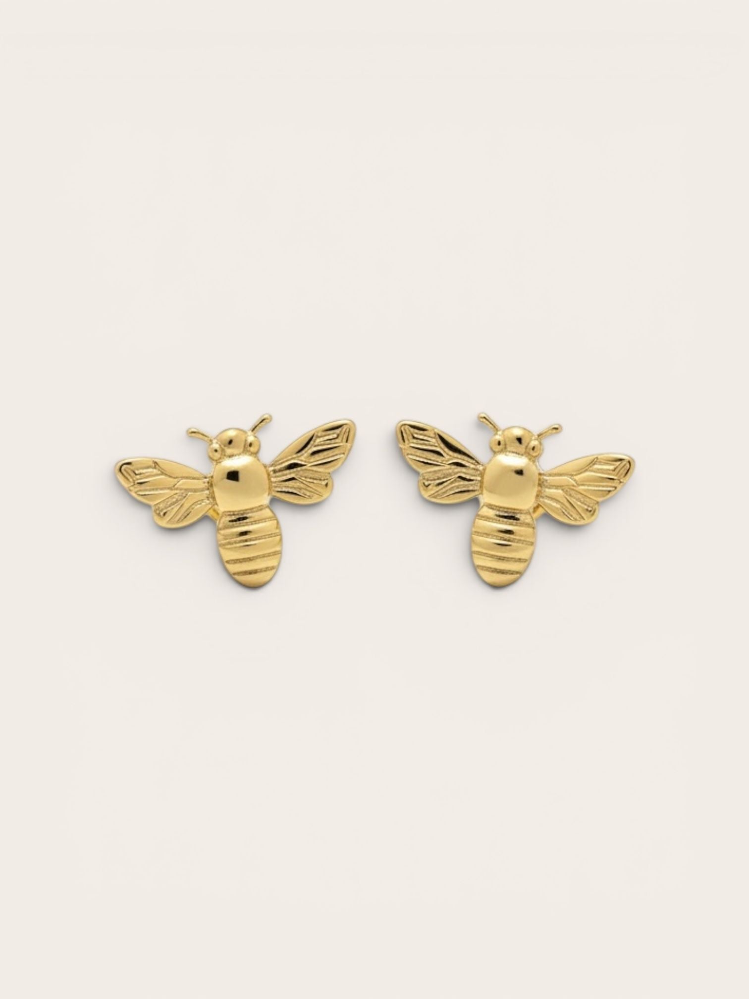 Gold Bees Earrings