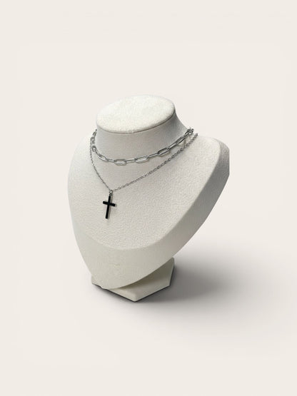 Silver Double Cross